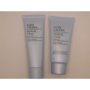 2 Estee Lauder Perfectly Clean Multi-Action Foam Cleanser Mask 1.7OZ